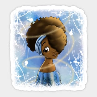 African American Woman Sticker